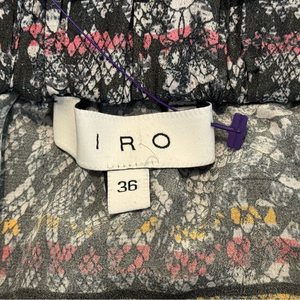 Iro Printed Ruffle Miniskirt - Picture 3 of 4